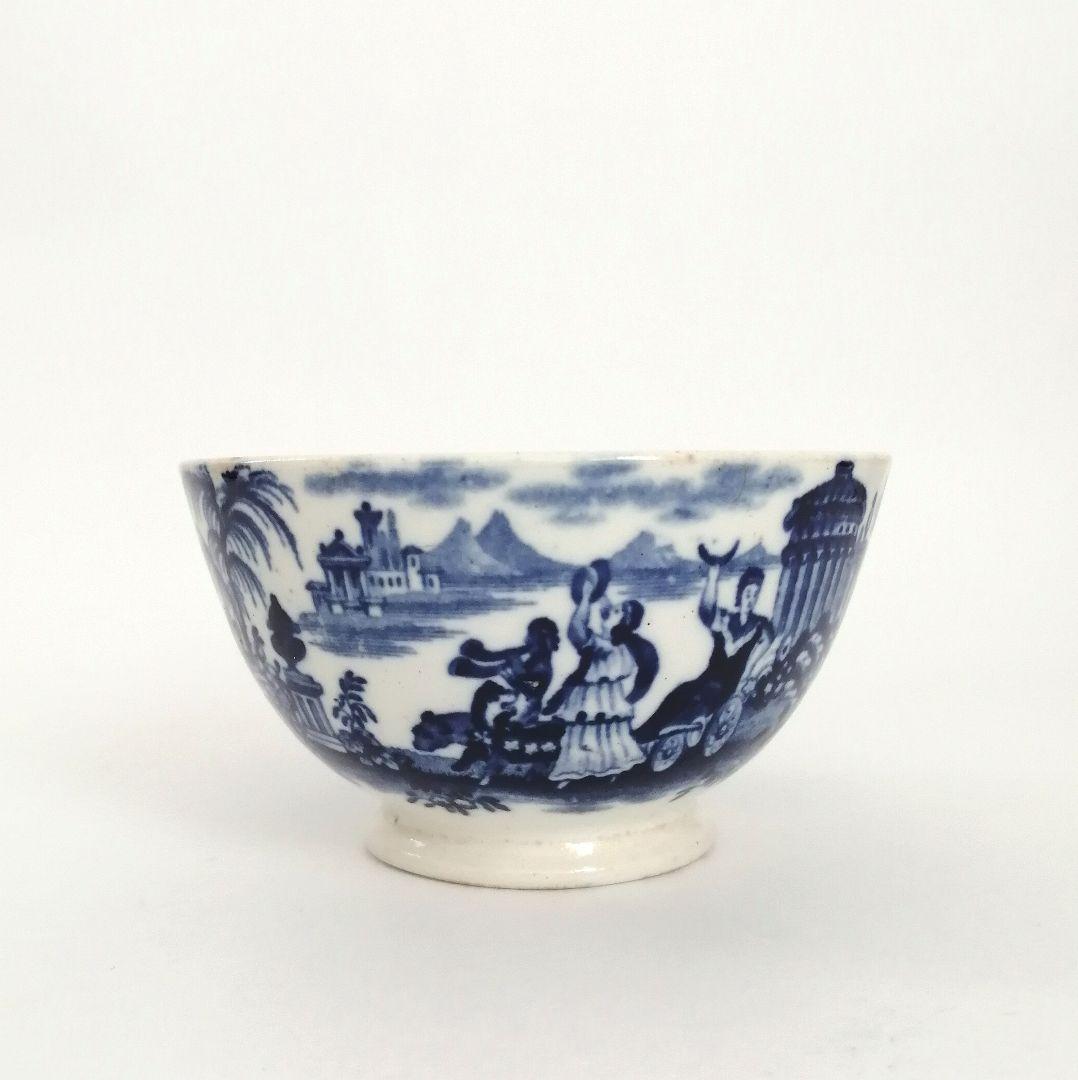 阿蘭陀焼 デルフト ペトルス・レグー窯 銅版転写 煎茶碗 アンティーク