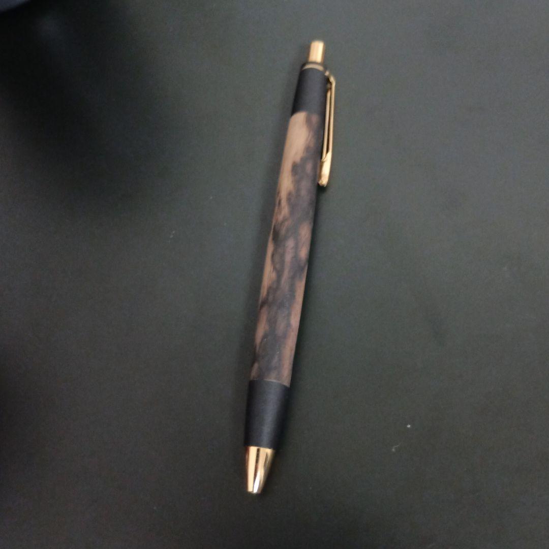 あけぼの工房黒柿孔雀杢極上シャーペン