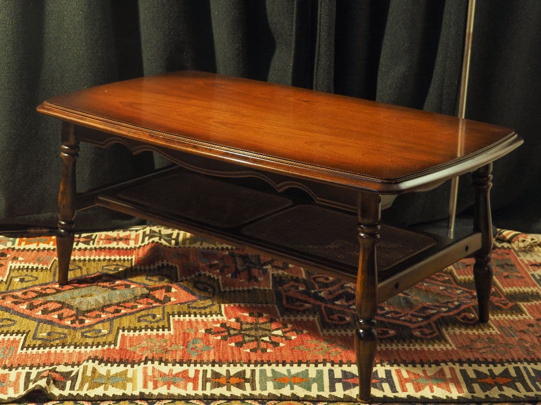 【値引中】“Karimoku”ビンテージローテーブル