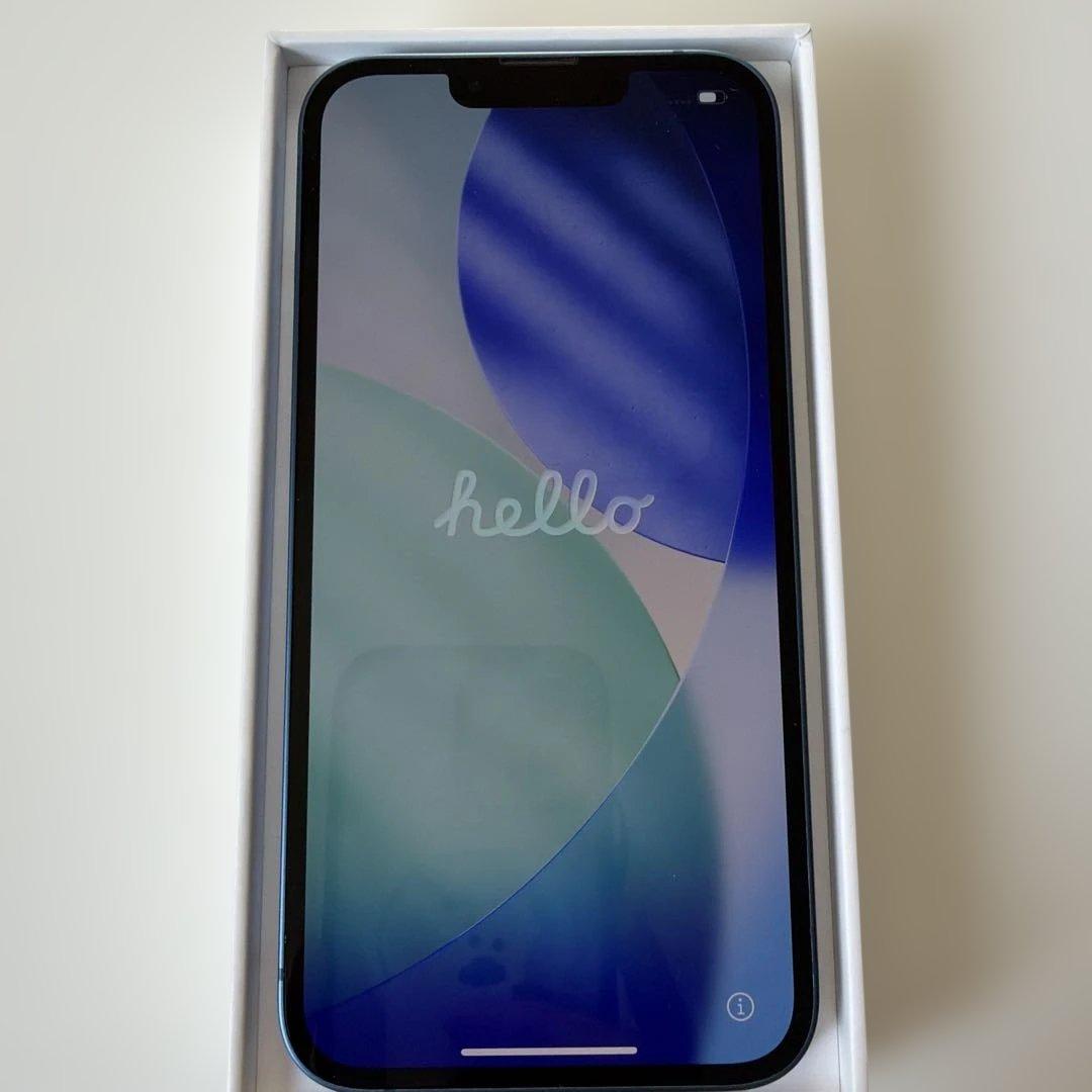 超美品 iPhone13 「バッテリー89%」128GB SIMフリー ブルー - メルカリ