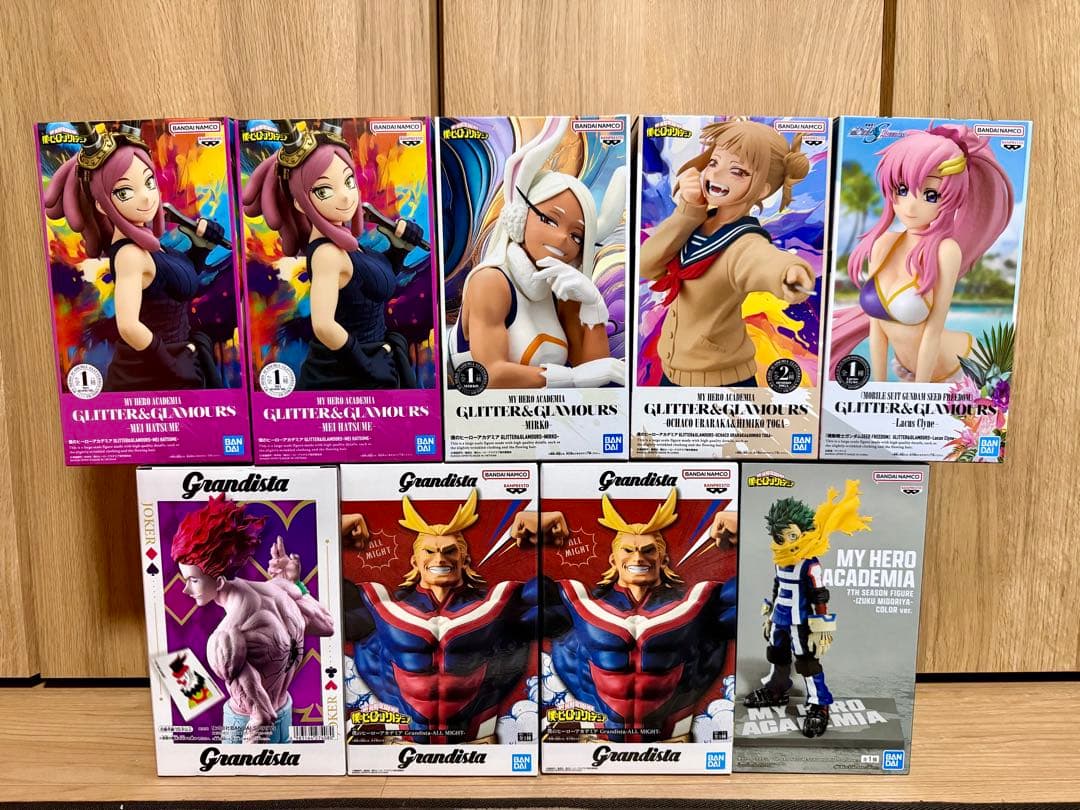 プライズ フィギュア まとめ売り グリッター グランディスタ ヒロアカ