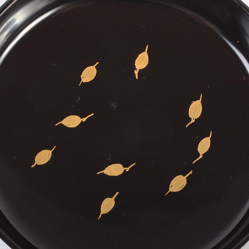 茶道具　中村湖彩作　玄々斎好写　徳風棗　一粒万倍　共箱　V　6528