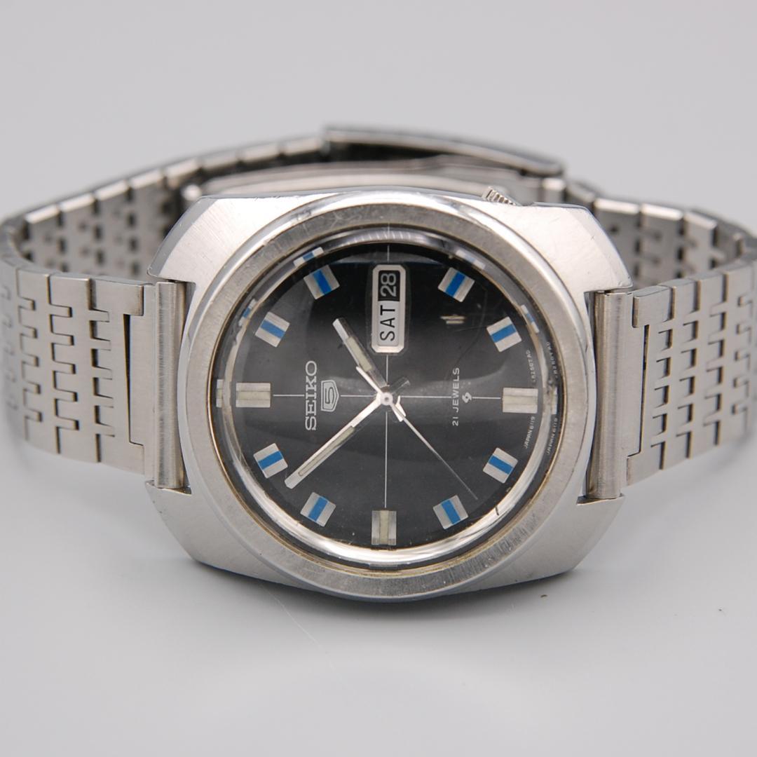 【OH済み】セイコー ファイブ 6119 自動巻時計 アンティーク