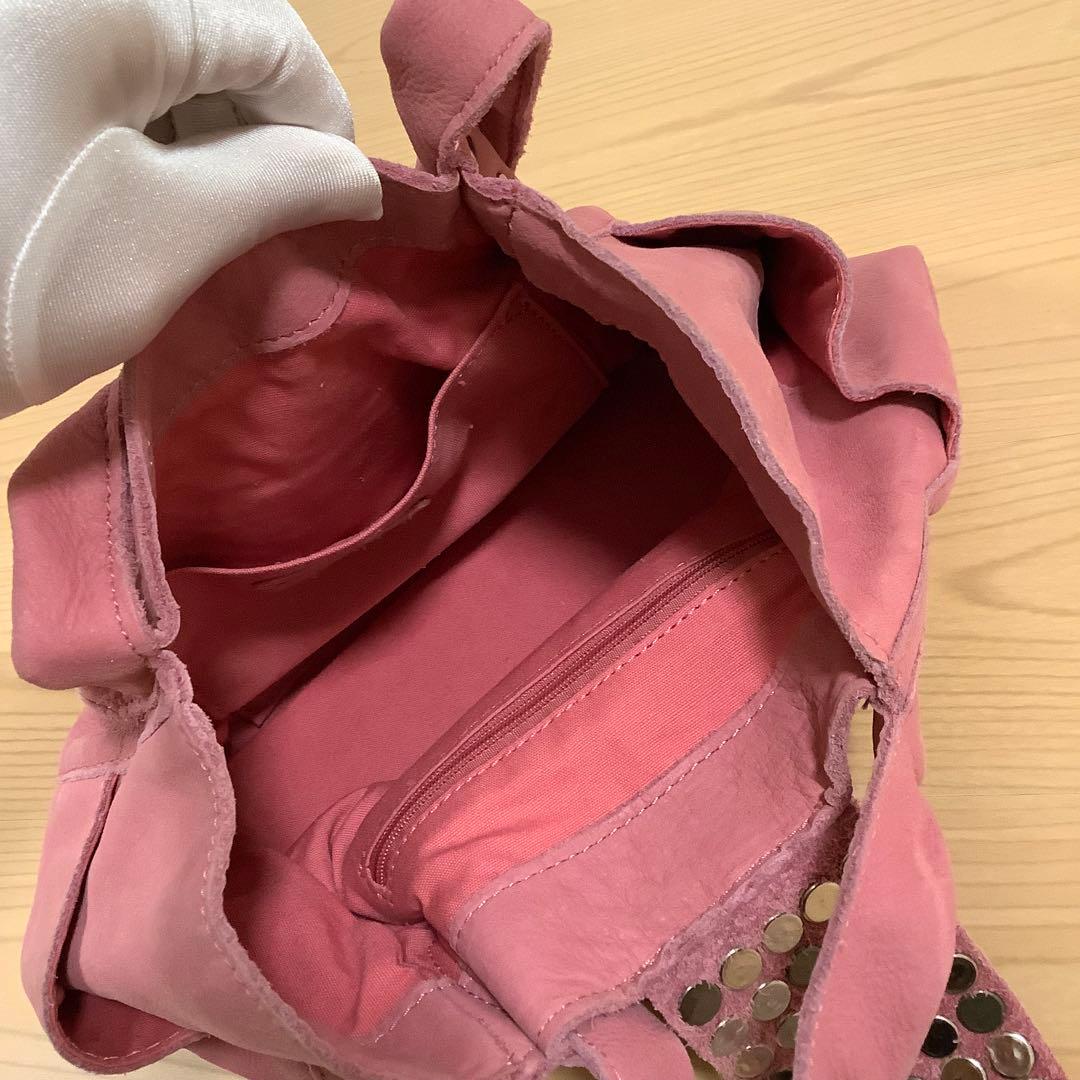 トレ TRES BURDEN SMALL ピーチ　バッグ