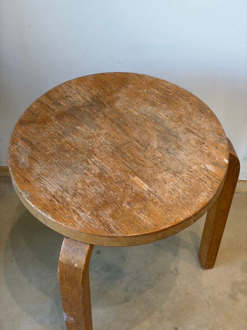 50年代 stool60 artek Alvar Aalto バックスタンプ有