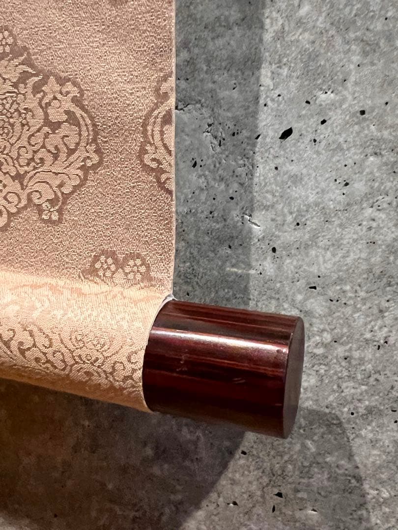 紅陽『日出』 肉筆 共箱 縁起物 日本画 掛け軸 掛軸 旭 旭日波 茶掛