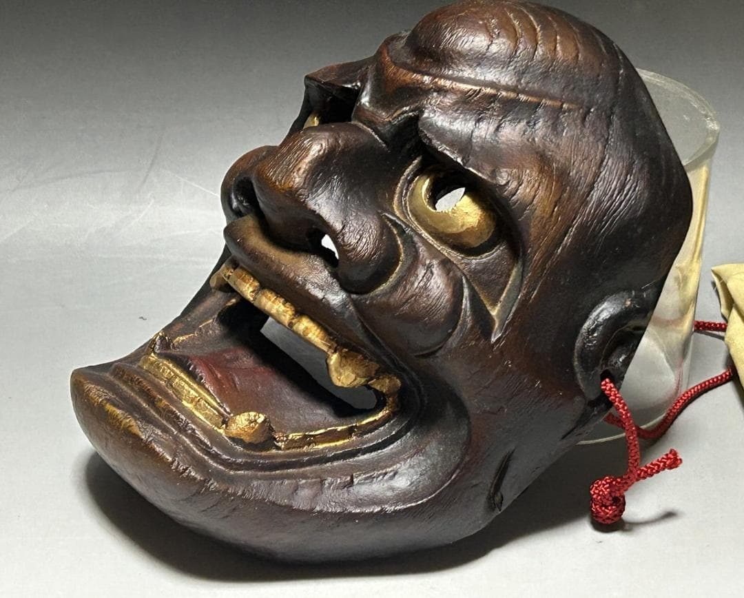 津田清峯 伝統面　能面 石橋 獅子口　連獅子　猿飛出　鬼面　泥虎 神楽面