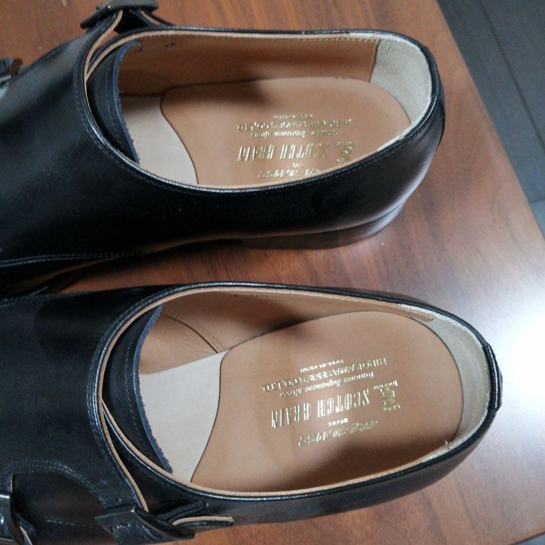 ダブルモンク 26.5cm スコッチグレイン