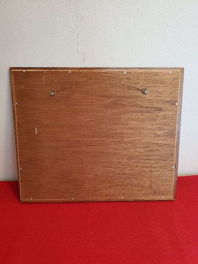 英国　アンティーク　絵画　プリント　木枠