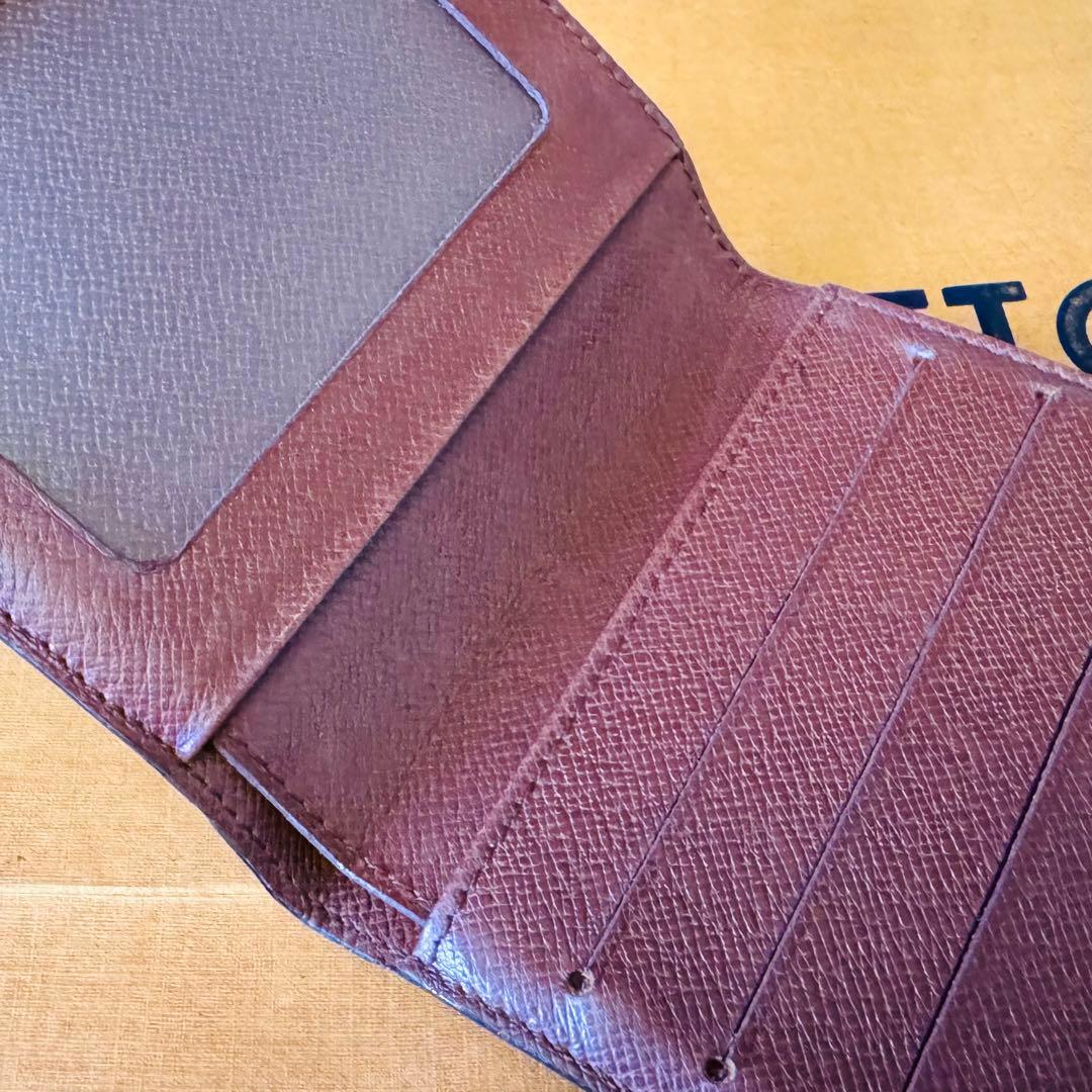 LOUIS VUITTON モノグラム ポルトビエ カルトブルー 折り財布 美品