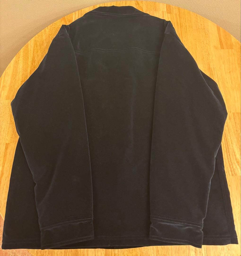 Supreme ネイビー ベロアジャケット M