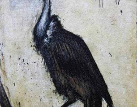 ベルナール・ビュッフェ「LE MUSEUM-Le Condor」希少画集の額装画