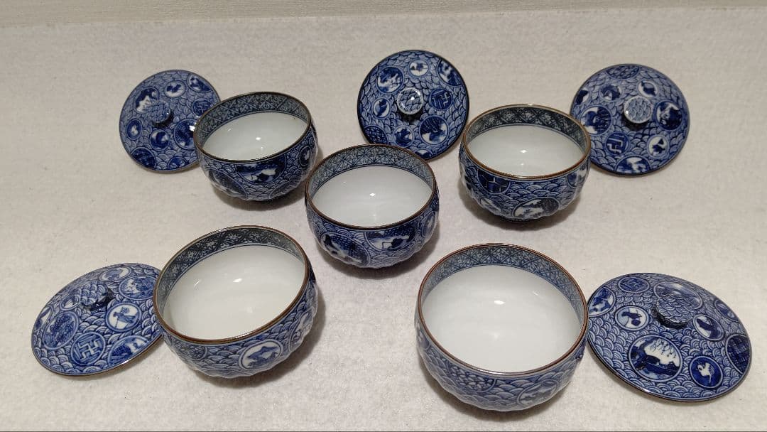 清水焼 湯呑み茶碗 5客セット 清水焼 お茶呑み茶碗煎茶椀湯呑み茶碗 5客