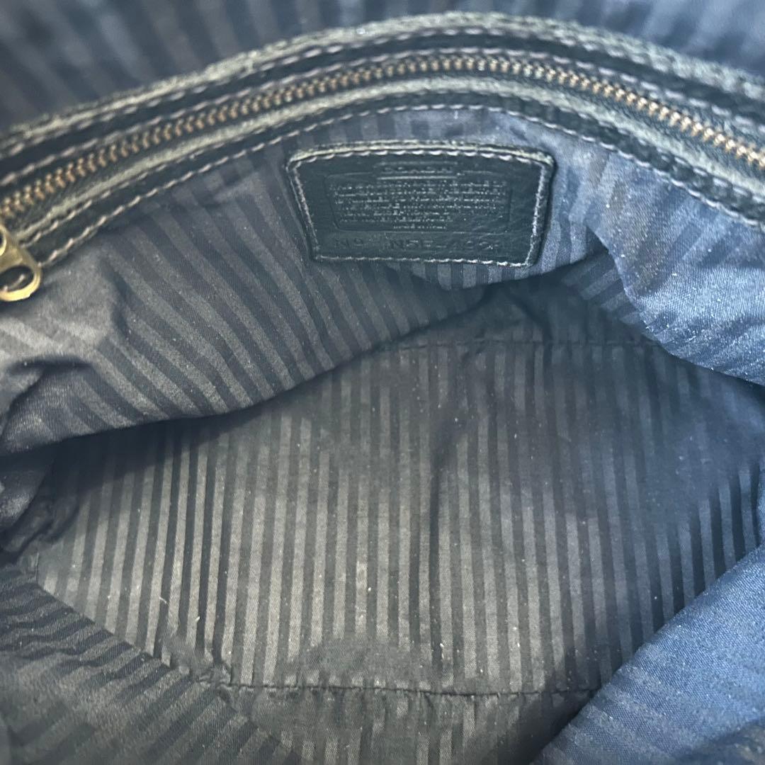 クリーニング済 old coach 4921 Satchel NG Black