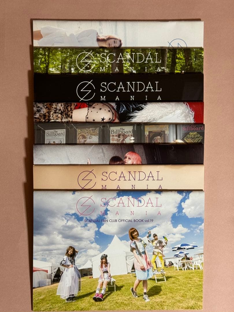 SCANDAL MANIA 会報39冊　vol.3〜41まで。