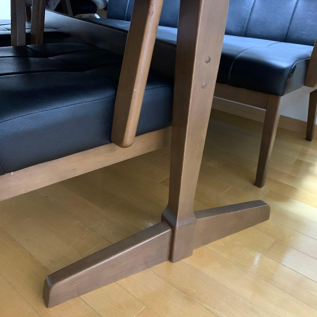 ニトリダイニングテーブル　パラプール4点セット　引き取り専用