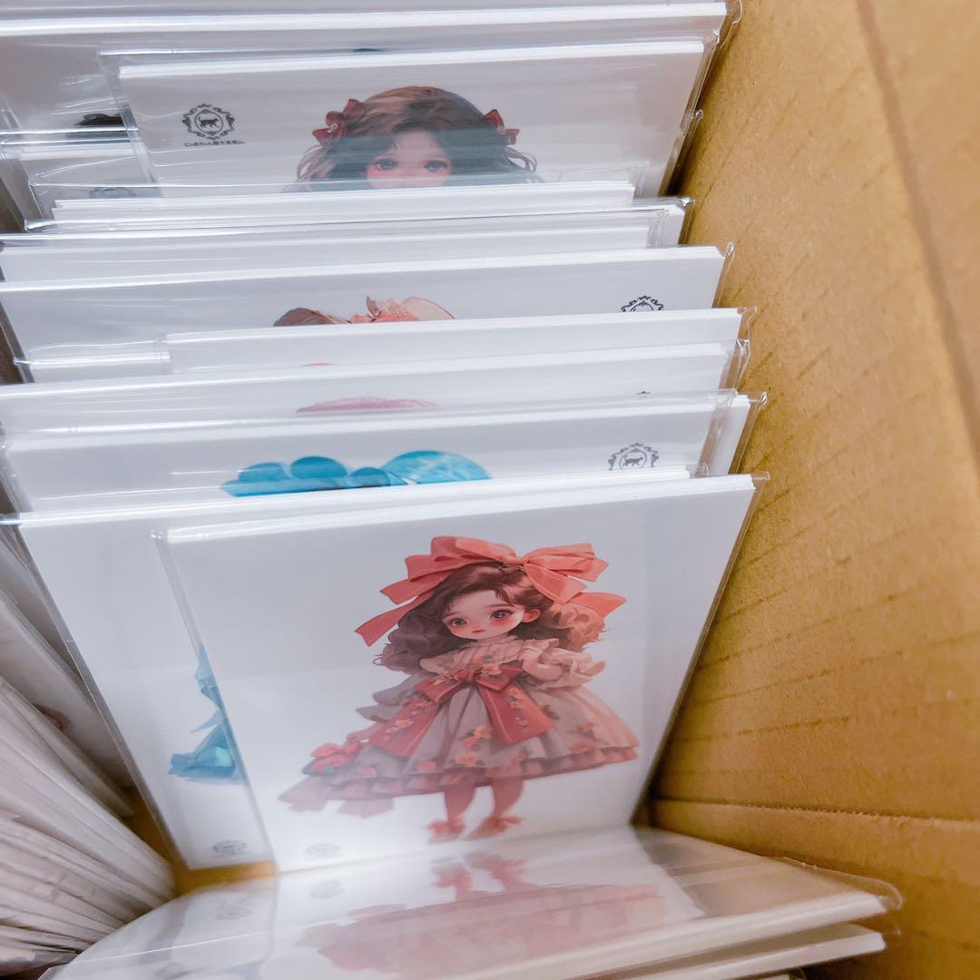 80サイズ】 人物ステッカー 装飾ステッカー まとめ売り 大量 紙モノ