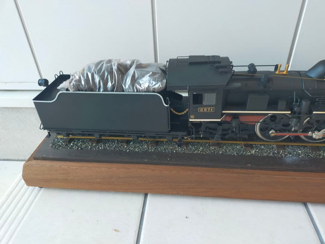 【超希少】C57型 模型機関車 ガラスケース付き