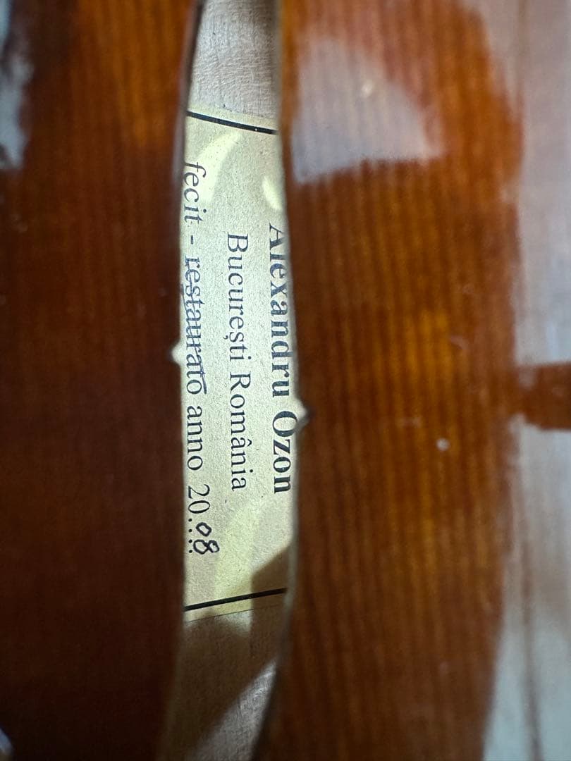 ルーマニア製 ［希少上位機種］バイオリン 4/4 2008年製 美品