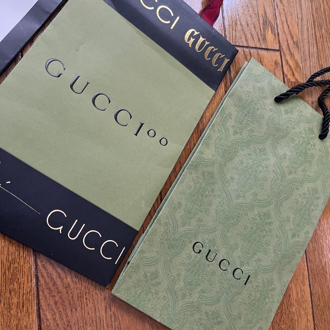 GUCCI グッチ ショッパー 紙袋 3枚セット まとめ売り - メルカリ