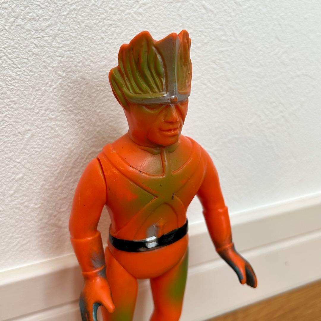 万年社 愛プロNET 愛の戦士レインボーマン ダッシュ5 炎の化身 ソフビ