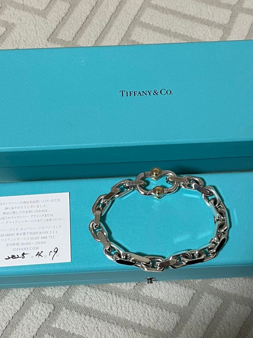 美品　ティファニー　メイカーズ　ワイドチェーン　ブレスレット TIFFANY