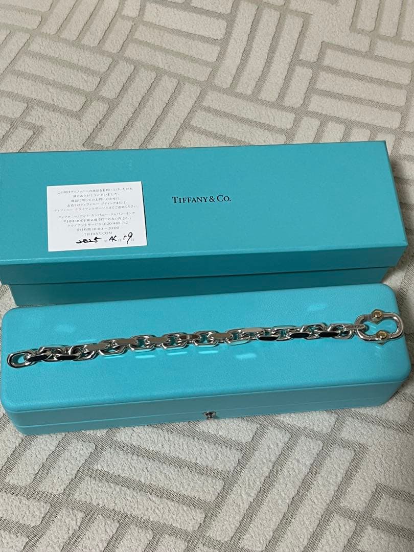 美品　ティファニー　メイカーズ　ワイドチェーン　ブレスレット TIFFANY