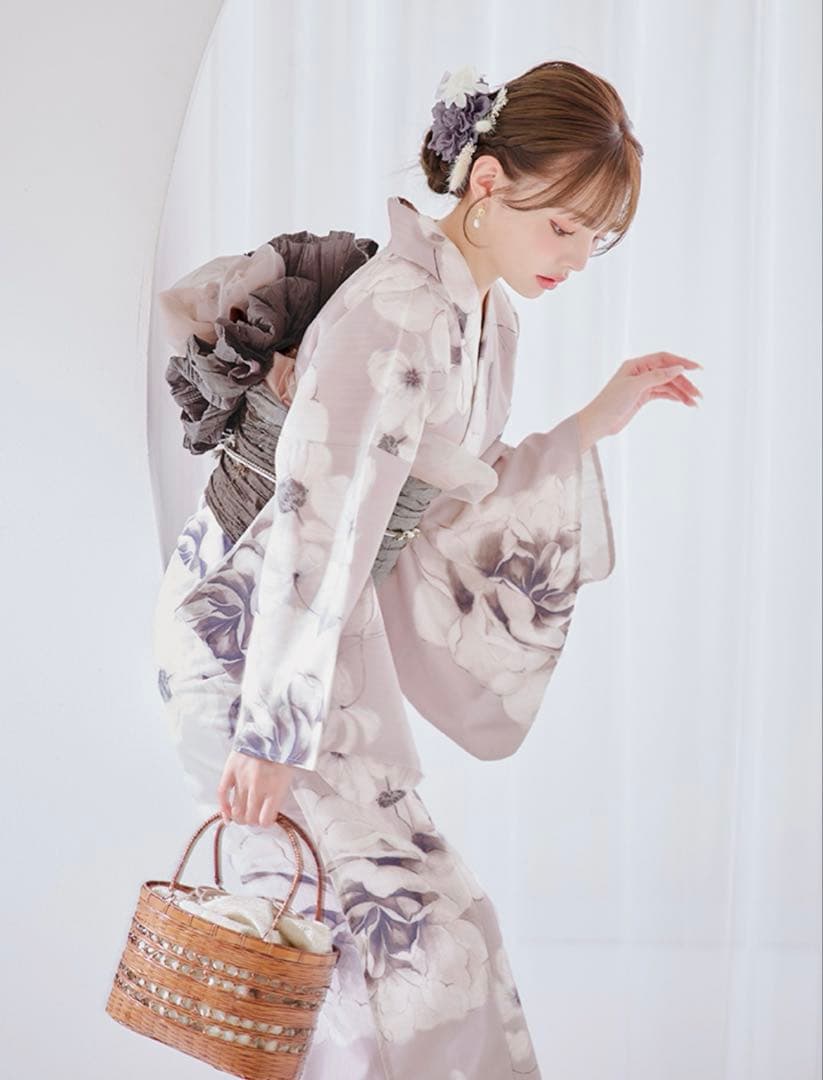 sugar nine 浴衣 アンティーク調ロマンティック牡丹浴衣