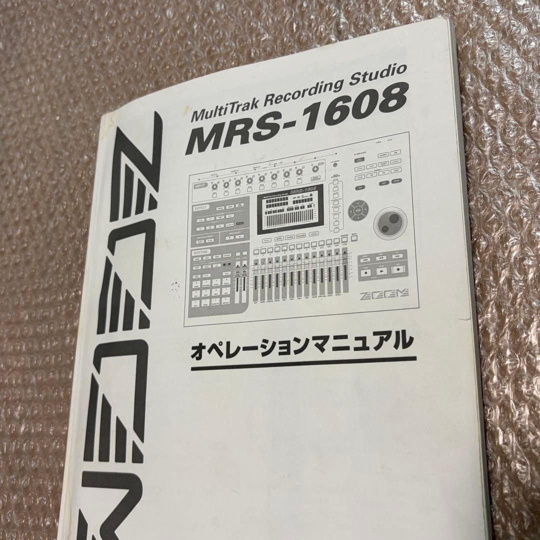 ZOOM MRS-1608 マルチトラックレコーダー MTR