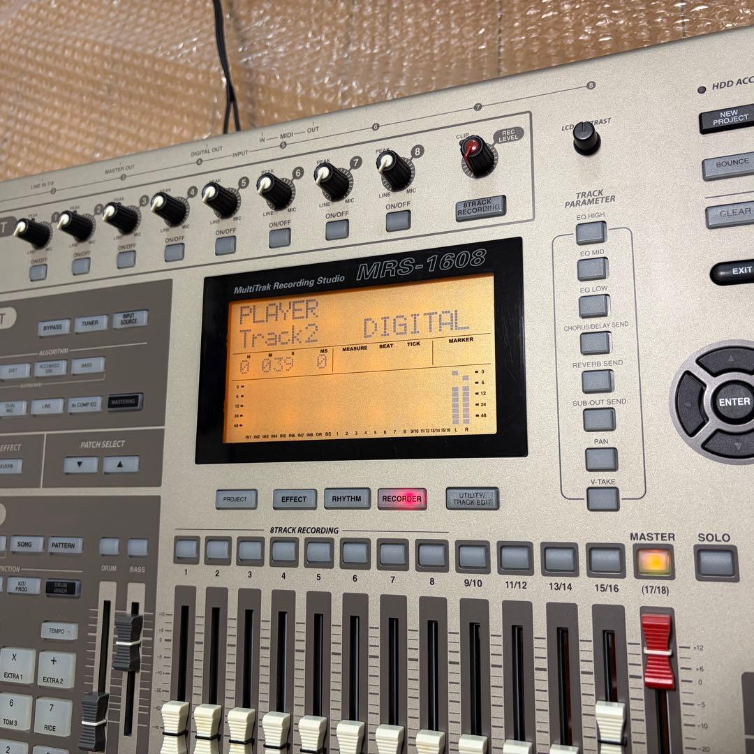 ZOOM MRS-1608 マルチトラックレコーダー MTR