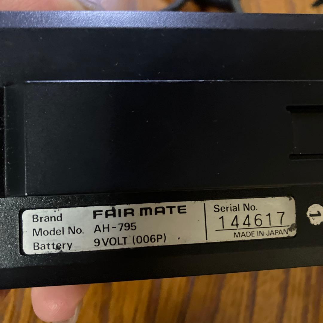 D-1 【希少】Fair Mate MERIT-5トランシーバーヘッドホン型 - メルカリ