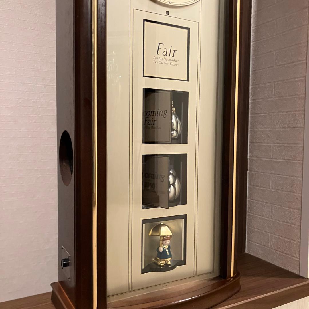 SEIKO ウェザーウィンドウ RE516Bからくり時計 柱時計 メロディ