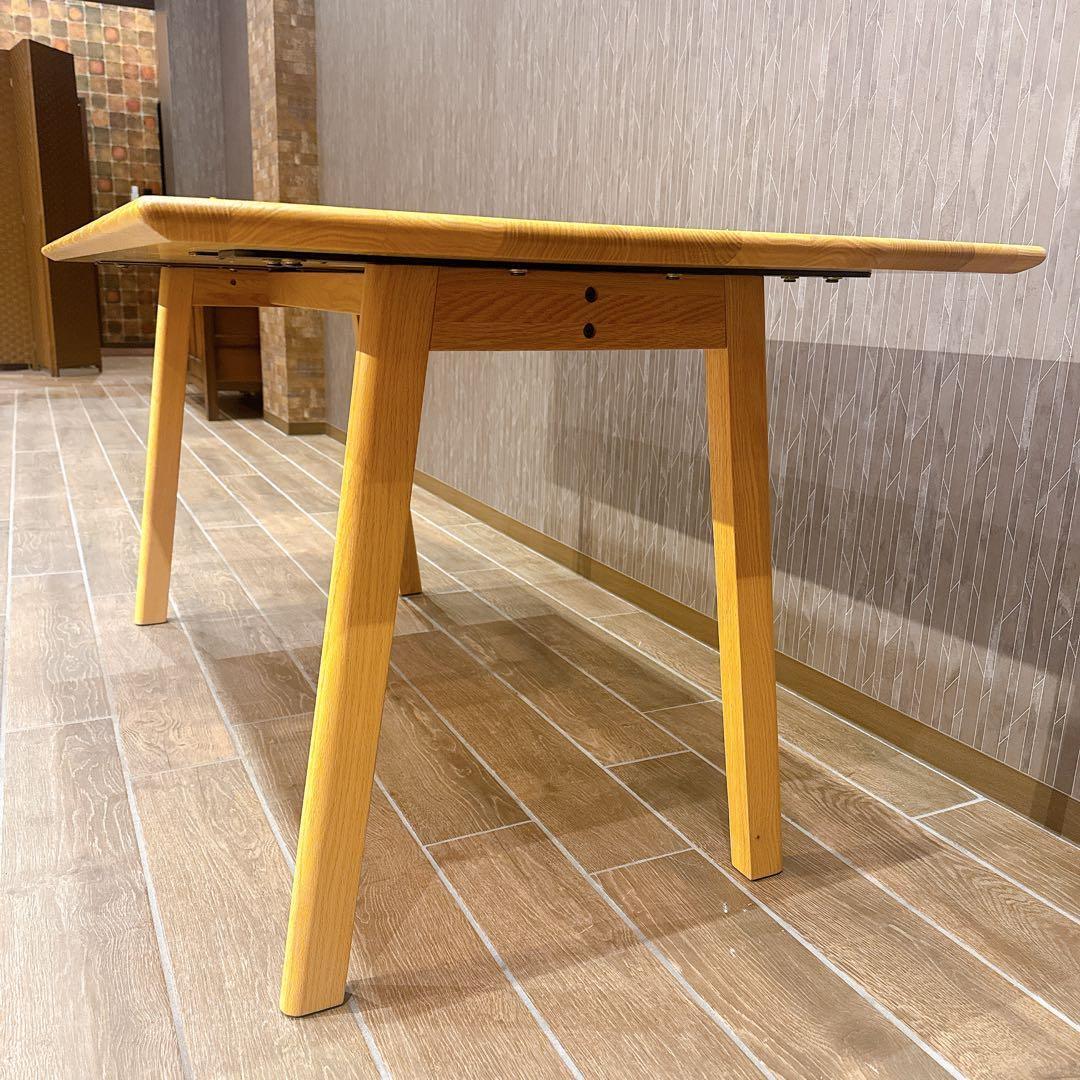 【美品】ACTUS SOUP Aレッグ 160cm オーク材 ナチュラル 北欧