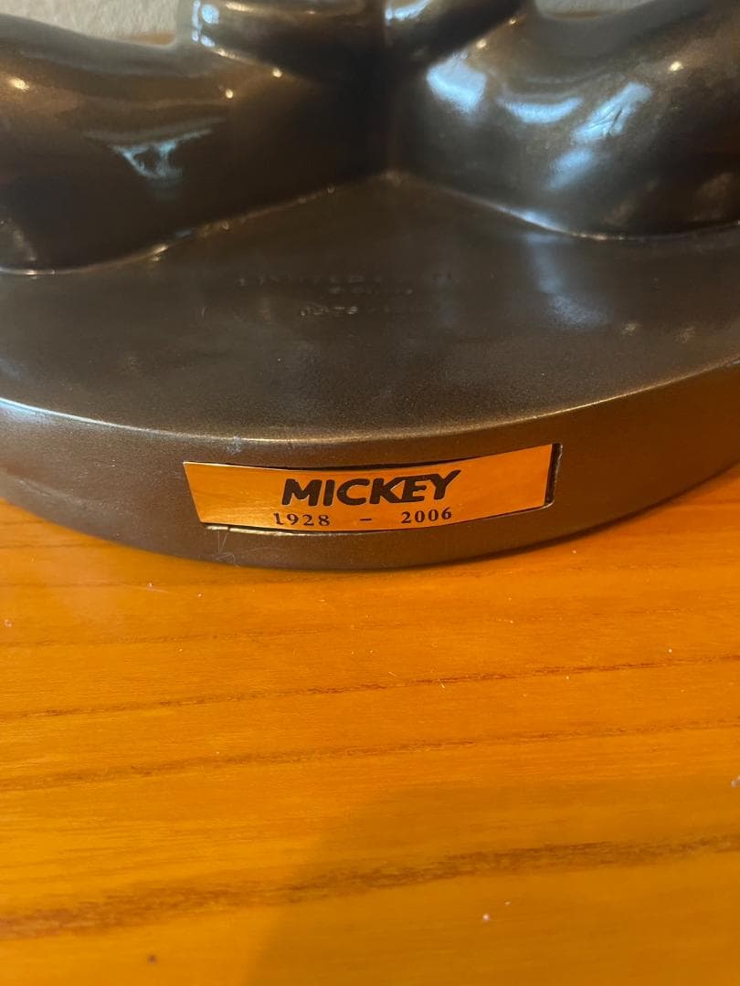 1 / 6 世界1000体限定 ミッキーマウス 特大 ブロンズ像 高さ52cm 1 ⁄