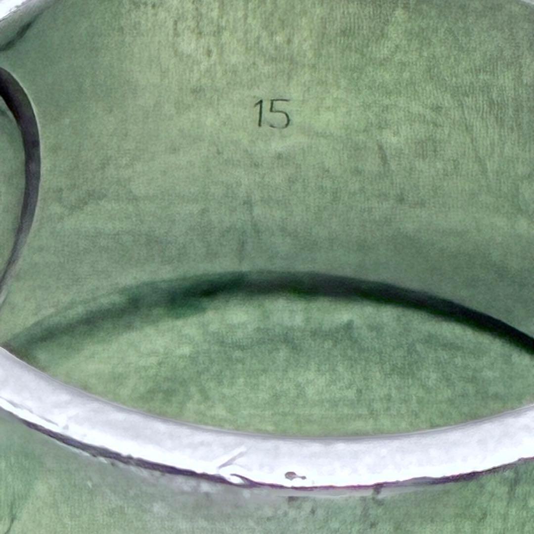 グッチ　14号　インターロッキング　リング　指輪　シルバー925