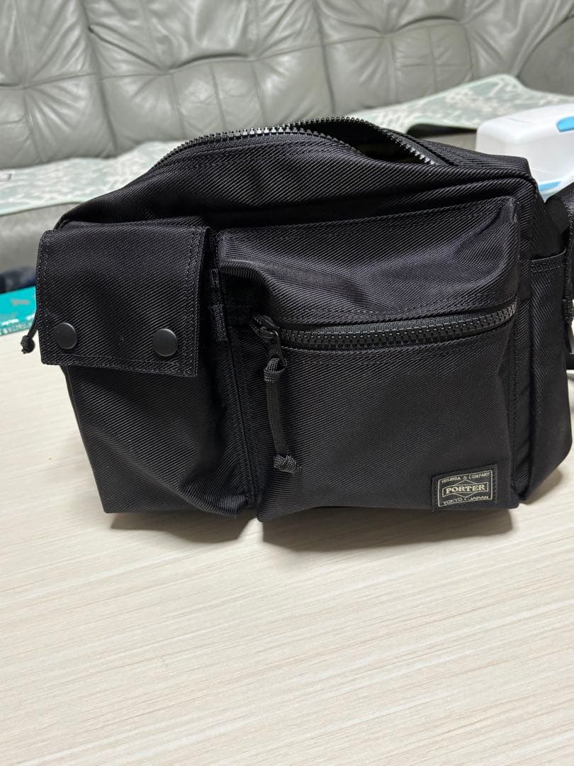 PORTER ブラック ショルダーバッグ