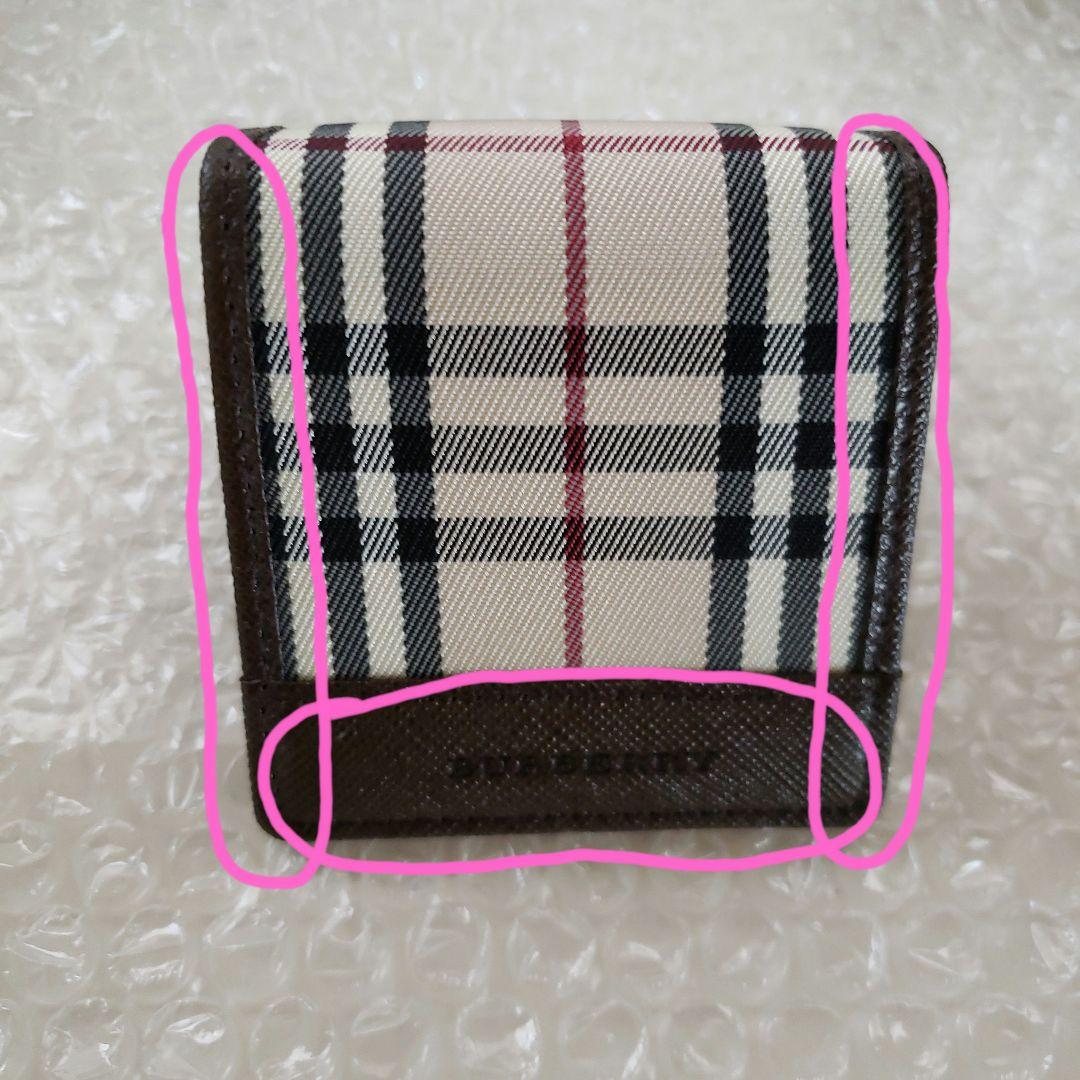 BURBERRY バーバリー ノバチェック レザー キャンバス ケース