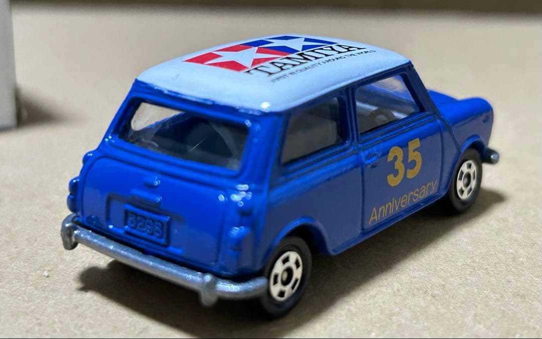 トミカ ミニクーパー クリヤマ模型 タミヤ ブルー