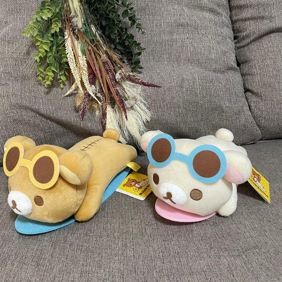 リラックマ　コリラックマ　当時品　レア　希少　ぬいぐるみ　ティッシュケース