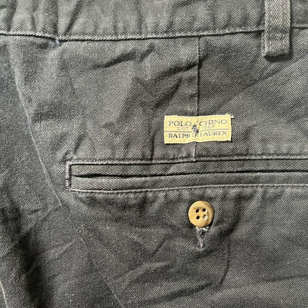 90s USA製 ポロラルフローレン Andrew Pant ネイビー ポロチノ - メルカリ