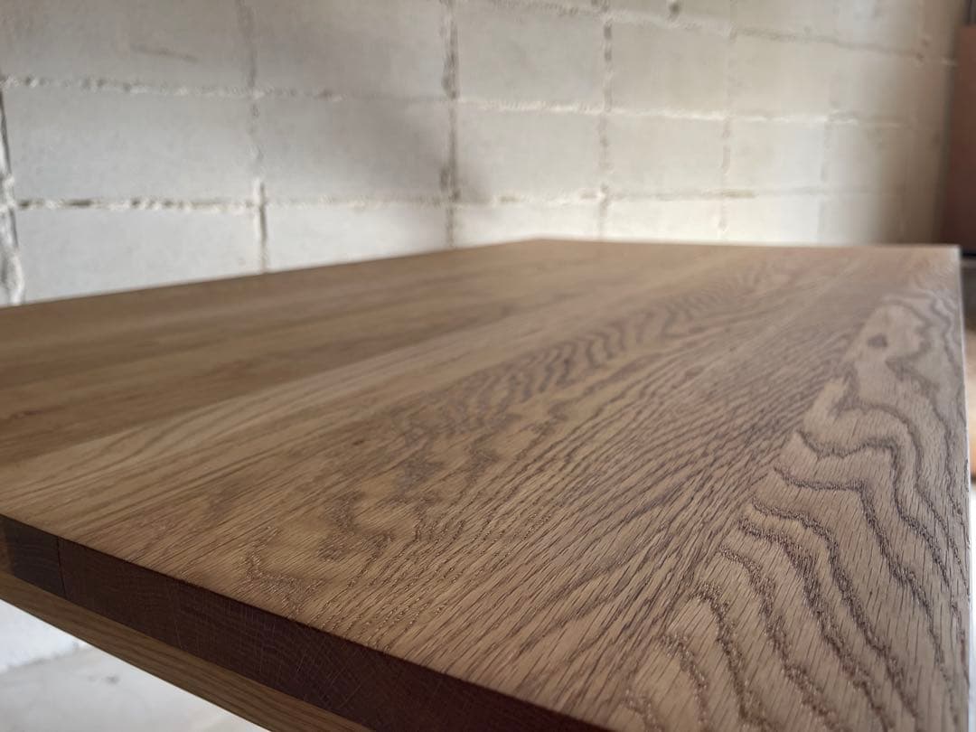 無印良品 MUJI ダイニングテーブル　オーク無垢材　140サイズ　節ほぼ無し