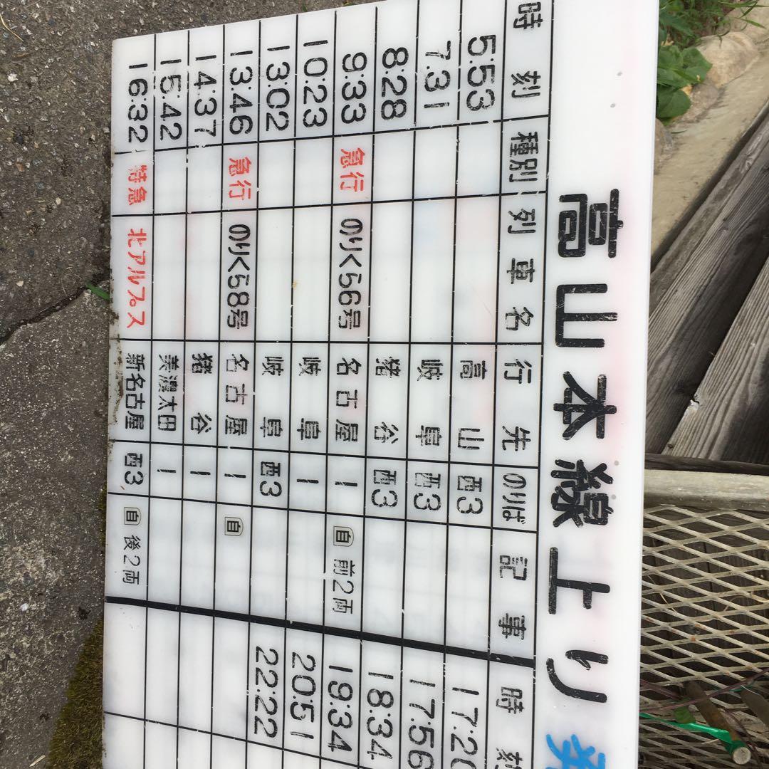 旧国鉄　時刻表