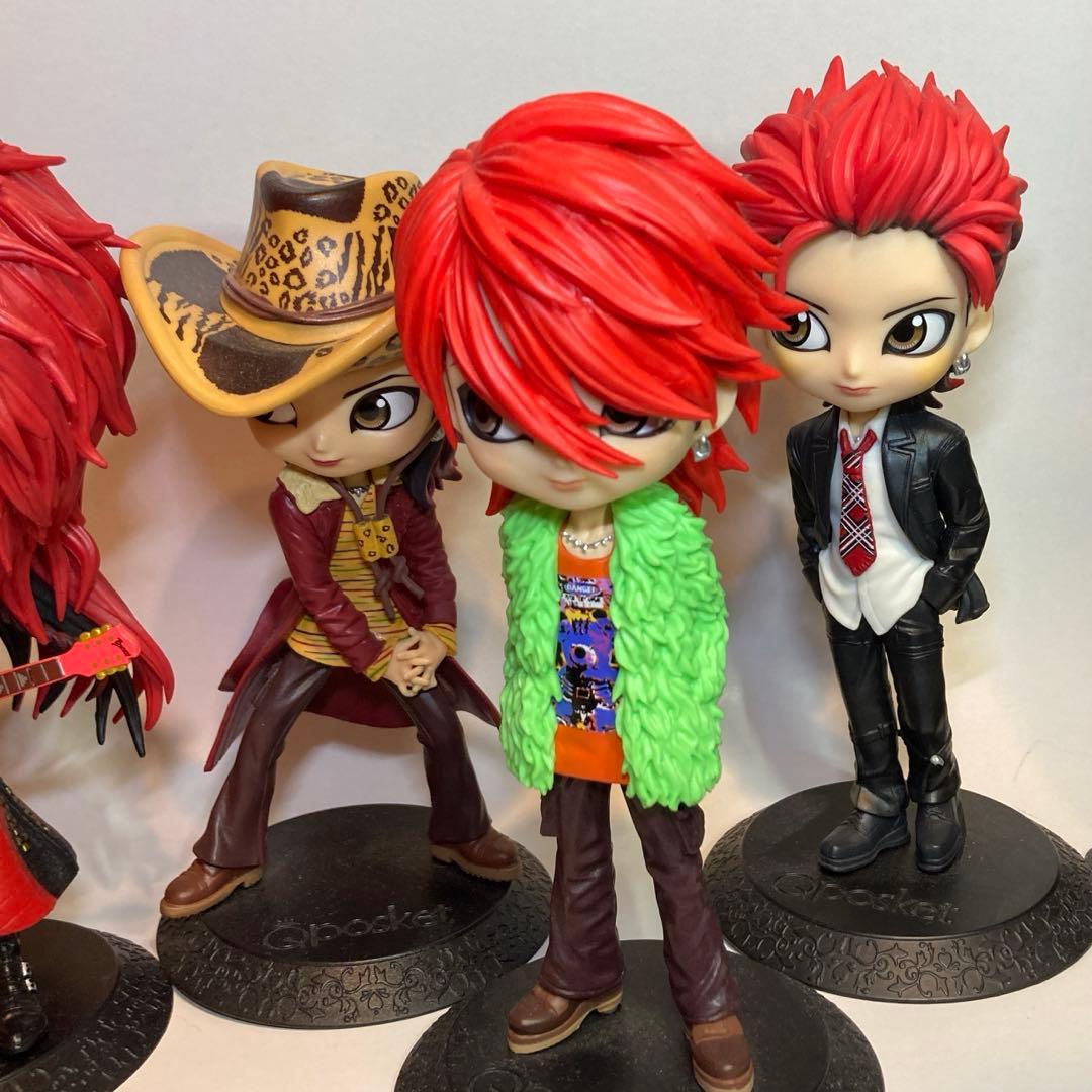 Qposket hide ヒデ フィギュア ノーマルカラー4個 キーホルダー