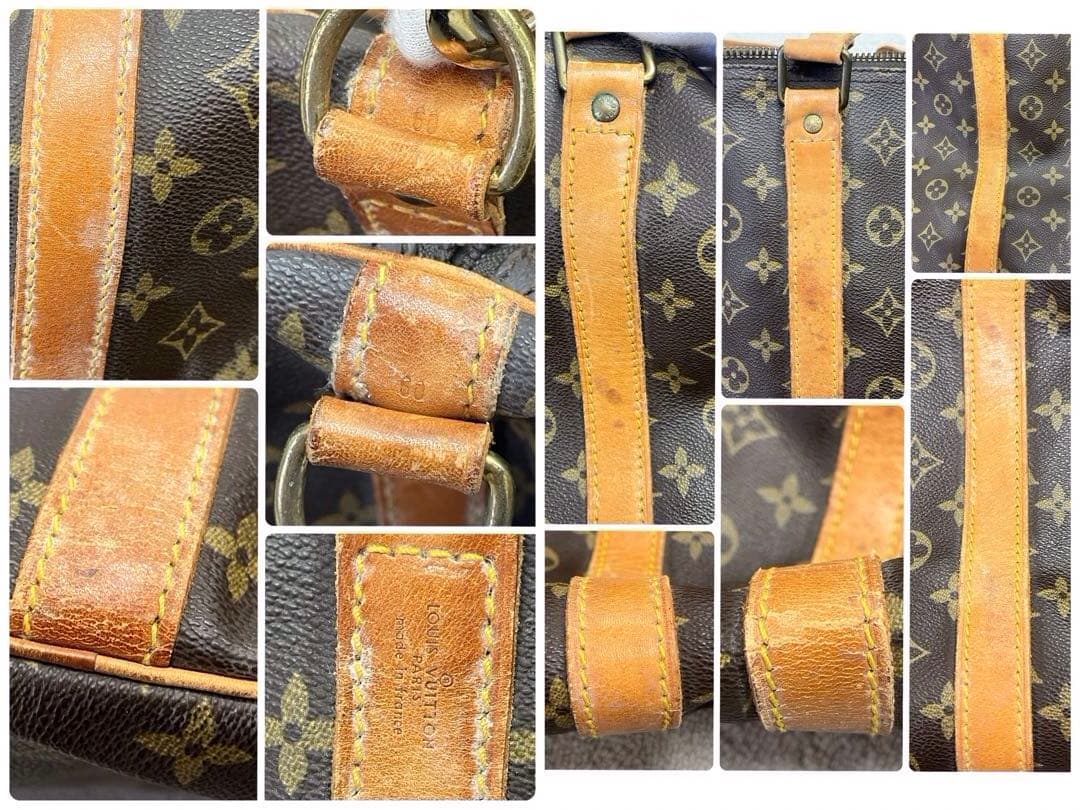 訳あり‼️LOUIS VUITTON ルイヴィトン　キーポル　バンドリエール　60