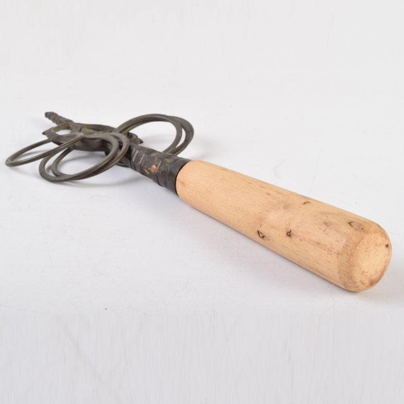 仏教美術　銅製　仏具　遊環　錫杖　箱付　C　8715