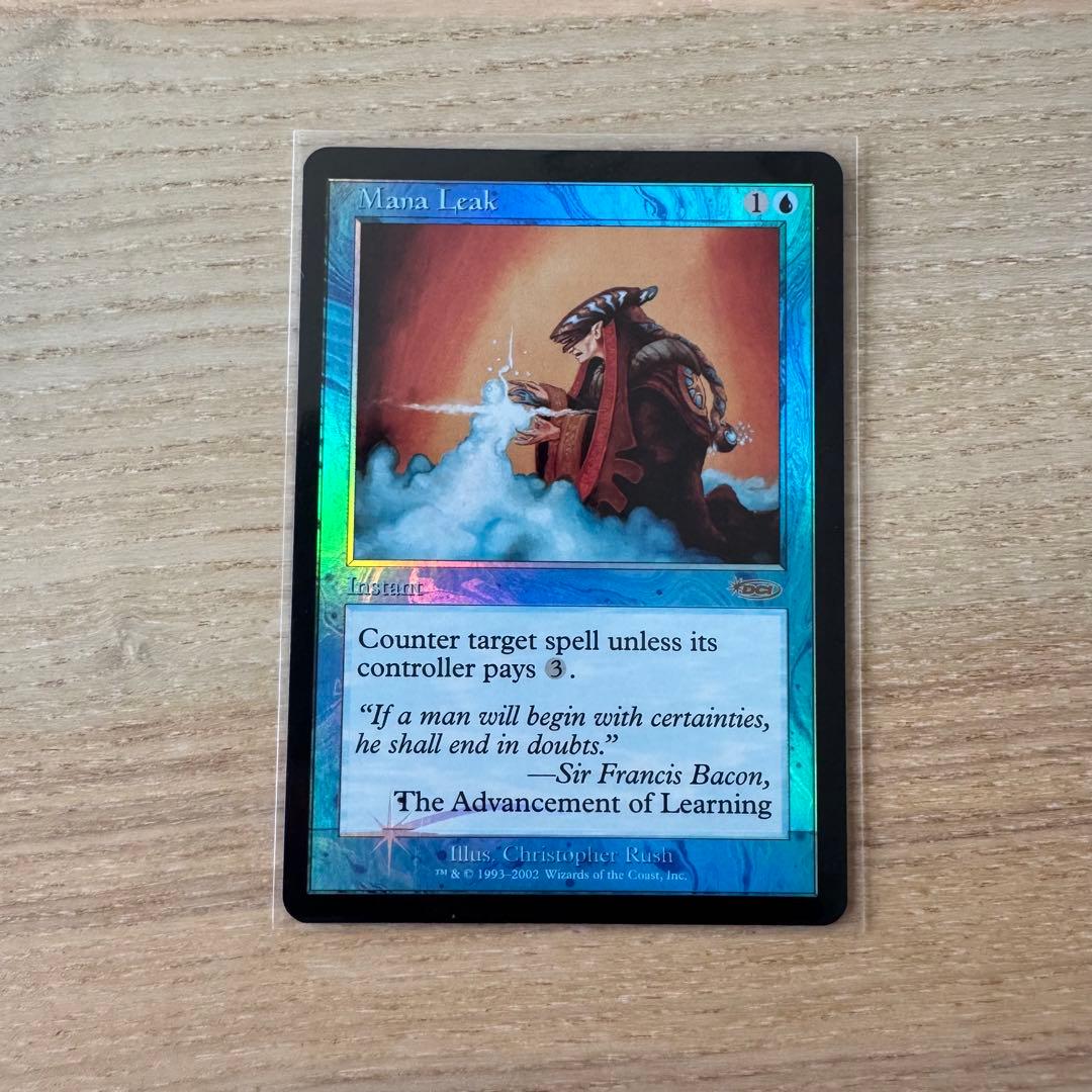 エラーカード FOIL マナ漏出 Mana Leak 英語 DCIマーク エラーカード FOIL マナ漏出 Mana Leak NM 英語 DCIマーク