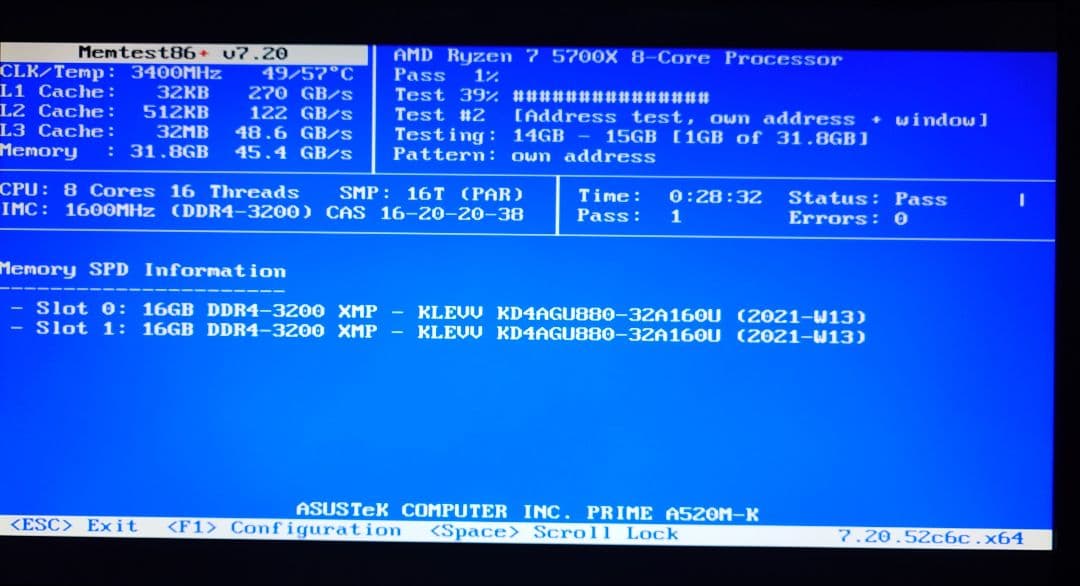 KLEVV BOLT X DDR4 16GB×2 32GB 3200 動作確認済の通販はau PAY