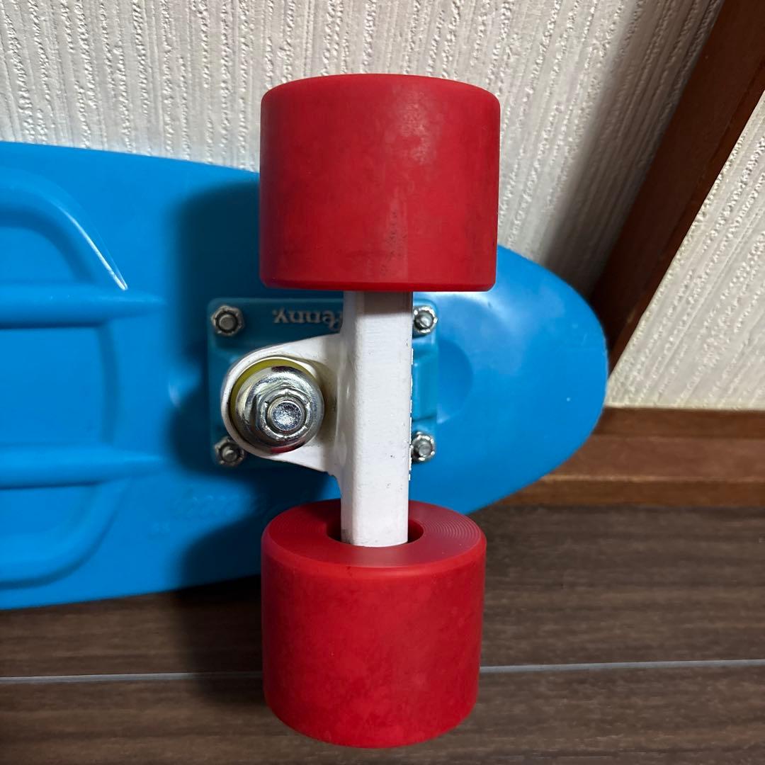 美品 Penny ペニー スケートボード 青 赤 トリコロール ミニクルーザー
