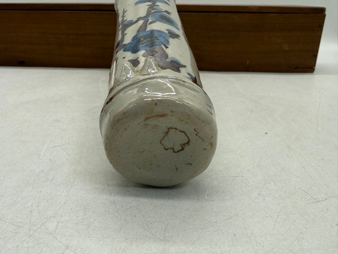 乾山 壁がけ花入 茶道具 共箱 送料込み251219