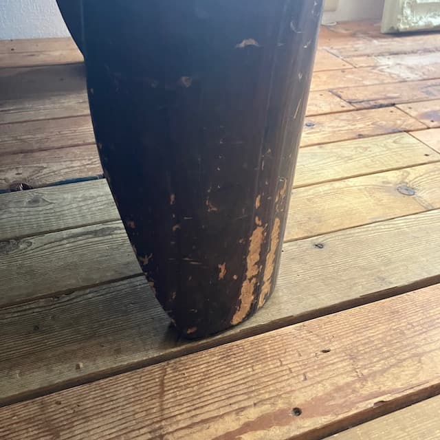 ヴィンテージ ダークブラウン 形 木製 座卓 ちゃぶ台 ローテーブル 古道具